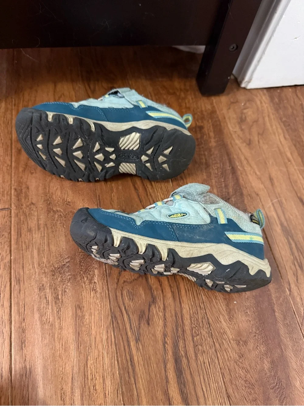 Keen Kids Teal and Blue Hook-and-Loop Sneakers